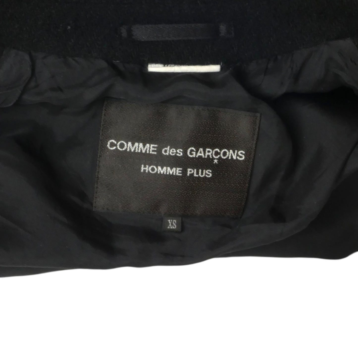 COMME DES GARCONS- 2022 Wool Fleece Colorblock Coat, Size XS