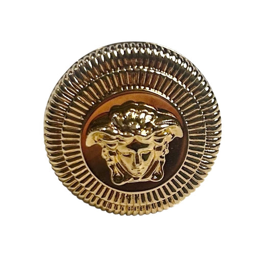 VERSACE- NIB Gold Medusa Biggie Ring,Multiple Sizes Available
