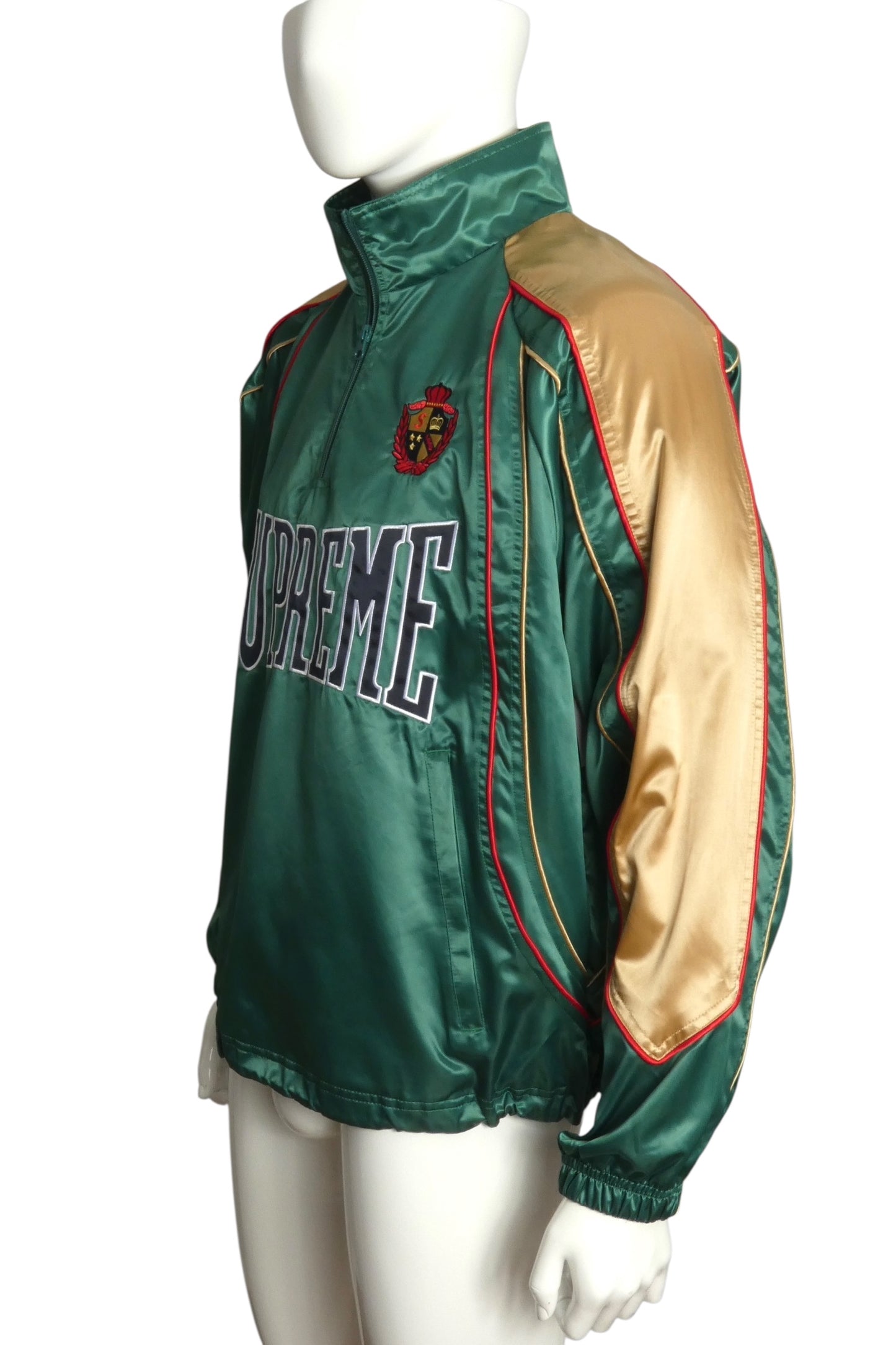 SUPREME- 2025 Multi Color Satin Piped Pullover, Size Large