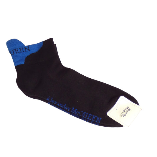 ALEXANDER MCQUEEN-NWT Cotton Blend Ankle Socks, Size Medium