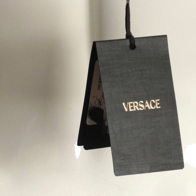 VERSACE- NWT 2024 Check Silk Tank Top, Size Medium