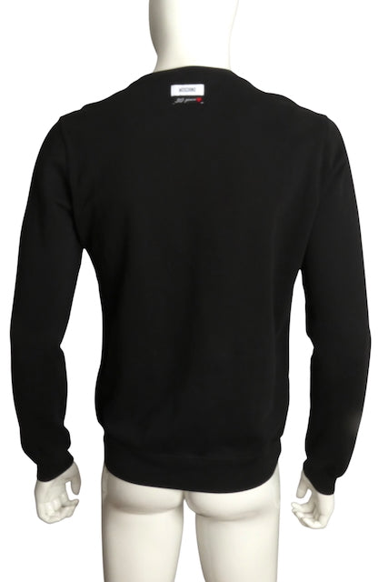 MOSCHINO- 2014 Graphic Print Anniversary Sweatshirt, Size Large