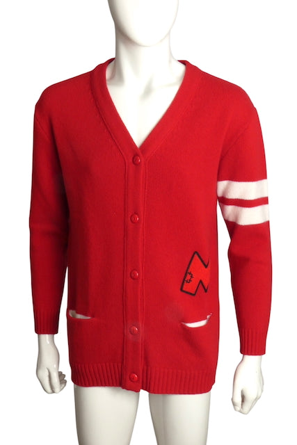 MOSCHINO COUTURE- NWT 2020 Mickey Rat Cardigan, Size Medium