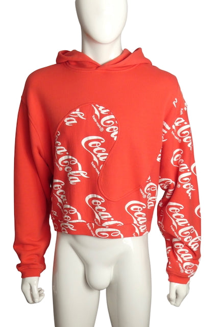 ERL x Coca Cola- NWT 2024 Graphic Print Hoodie Sweatshirt, Size Small