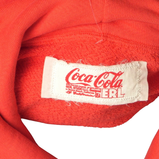 ERL x Coca Cola- NWT 2024 Graphic Print Hoodie Sweatshirt, Size Small