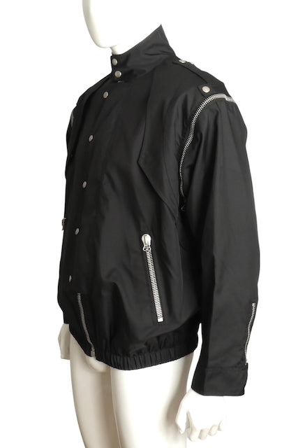 GUCCI- NWT 2024 Metamorfosi Black Nylon Zipper Coat, Multiple Sizes Available
