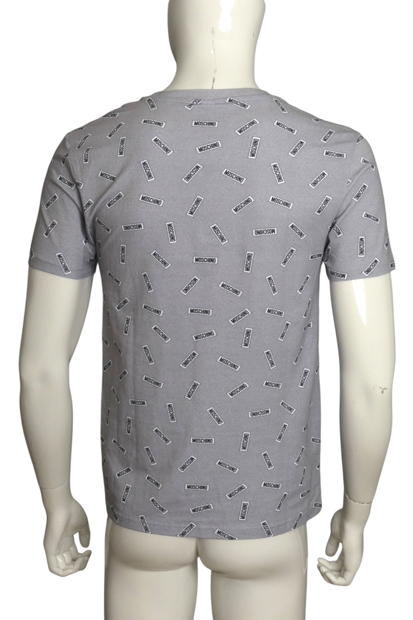 MOSCHINO UNDERWEAR- NWT Grey Graphic Print T-Shirt, Size XS