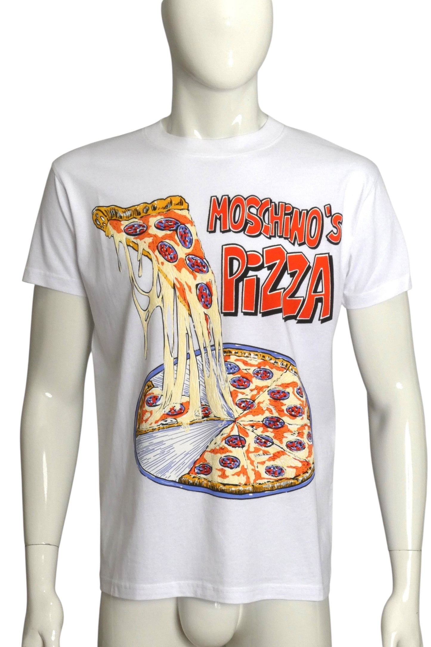MOSCHINO COUTURE- NWT 2020 Pizza T-Shirt, Size XXS