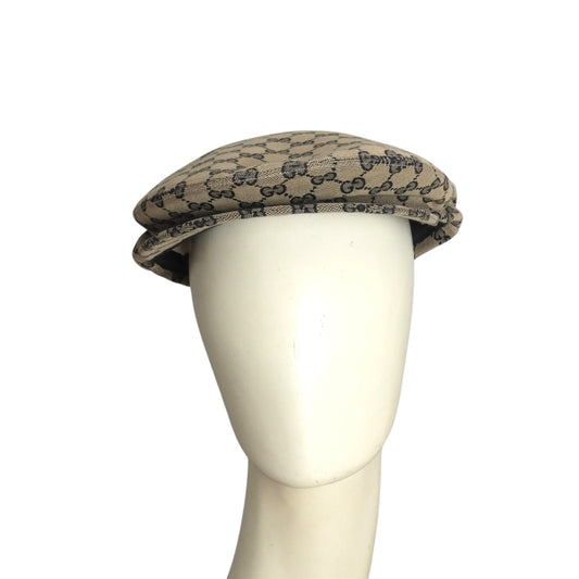 GUCCI- NWT Supreme Logo Flat Cap, Size XL