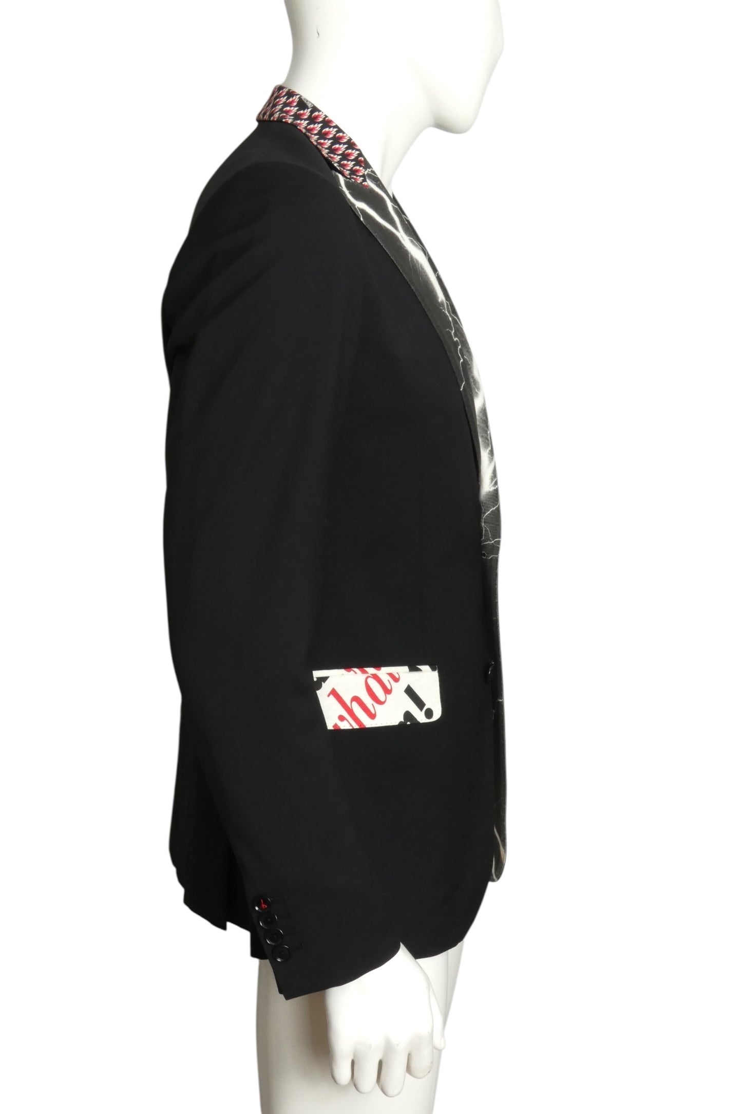 MOSCHINO- 30th Anniversary Black Blazer, Size Large