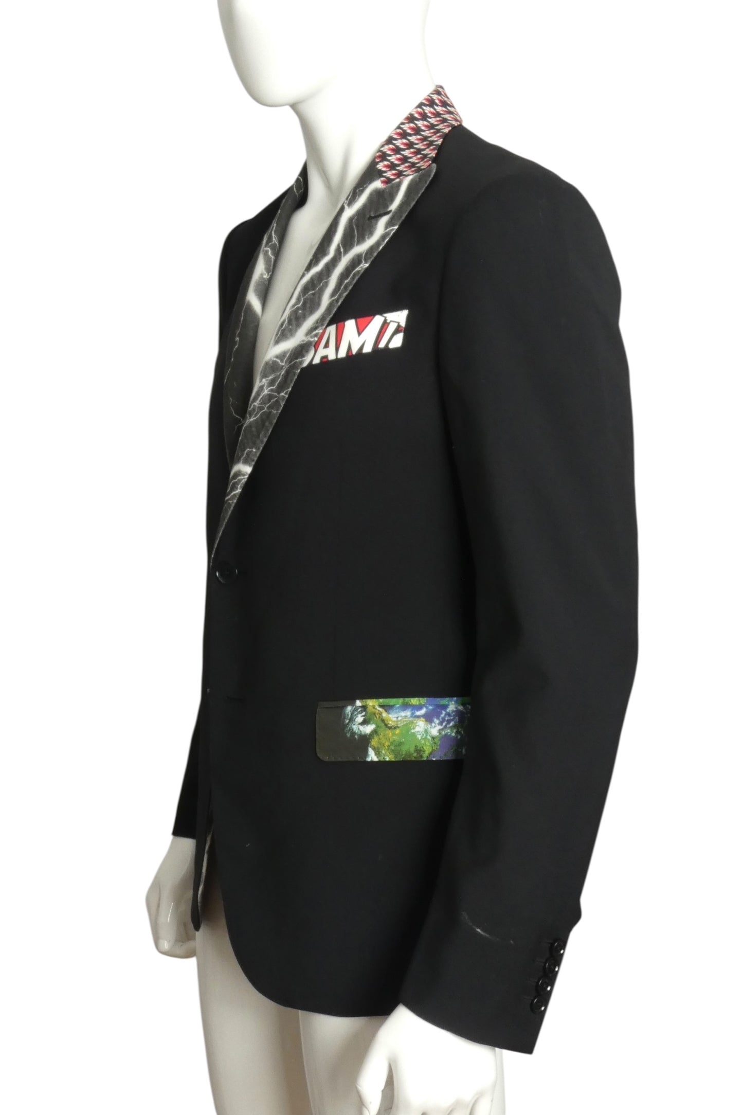MOSCHINO- 30th Anniversary Black Blazer, Size Large