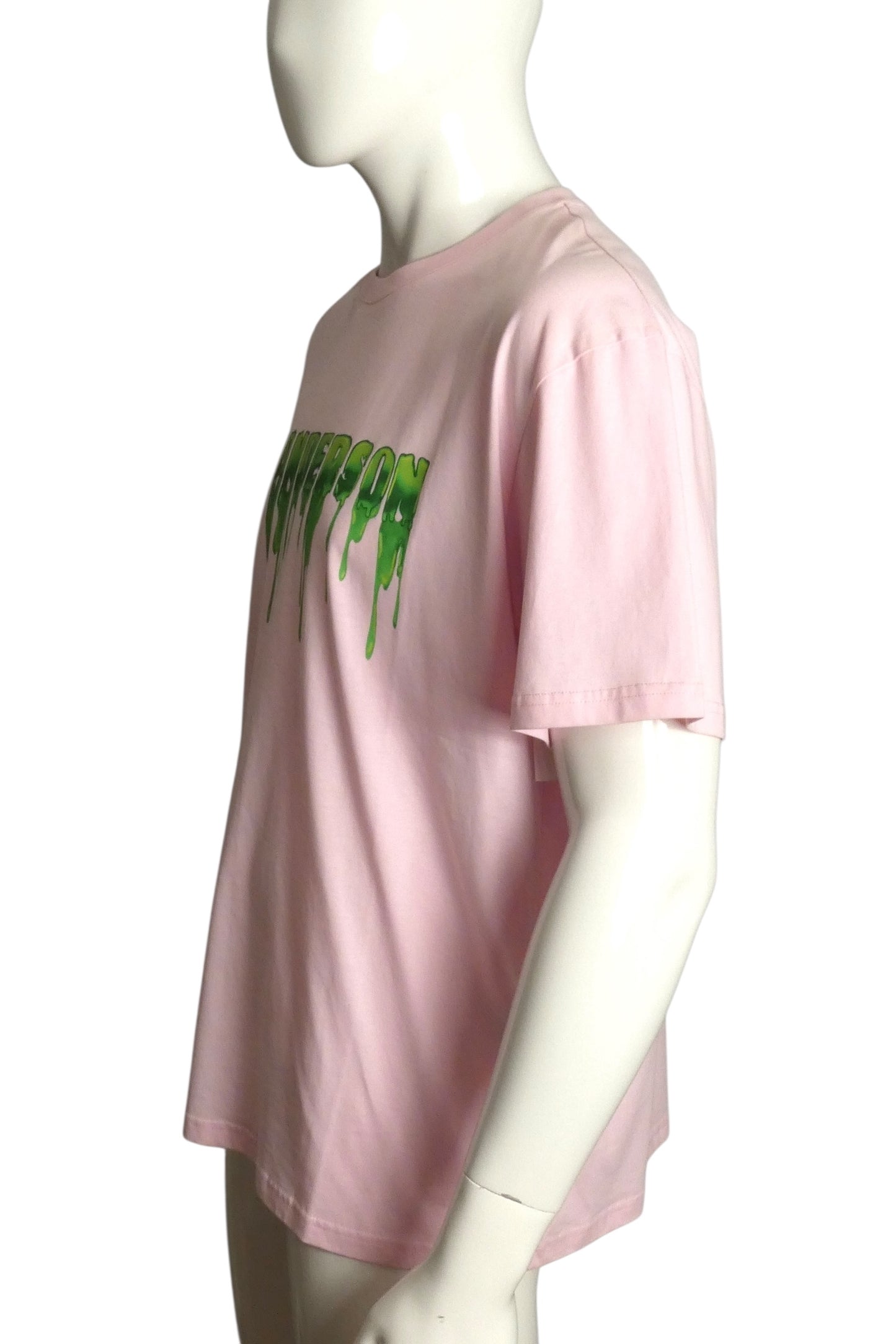 JW ANDERSON- 2022 Pink Graphic Print T-Shirt, Size XL