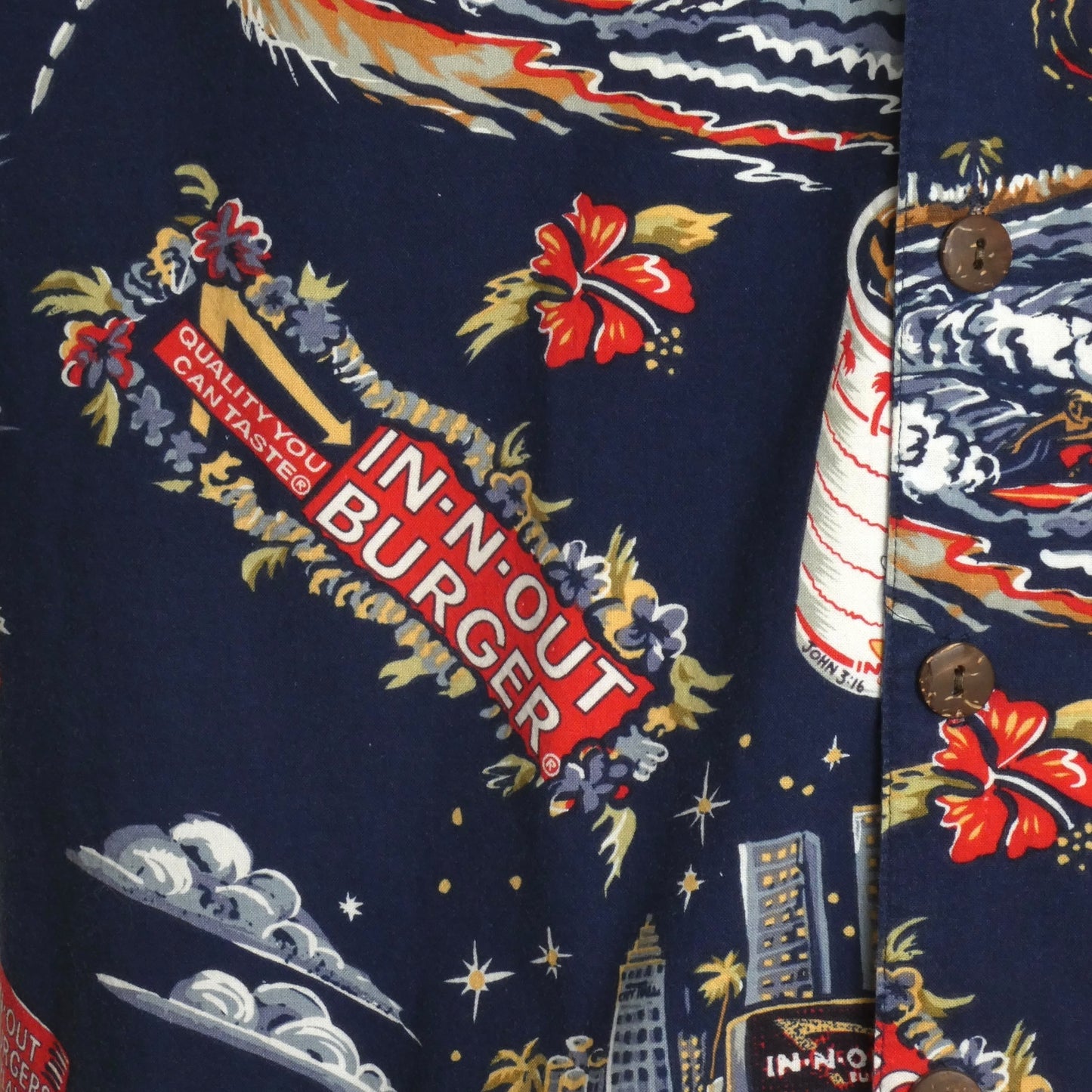 IN-N-OUT Graphic Print S/S Shirt, Size 2XL