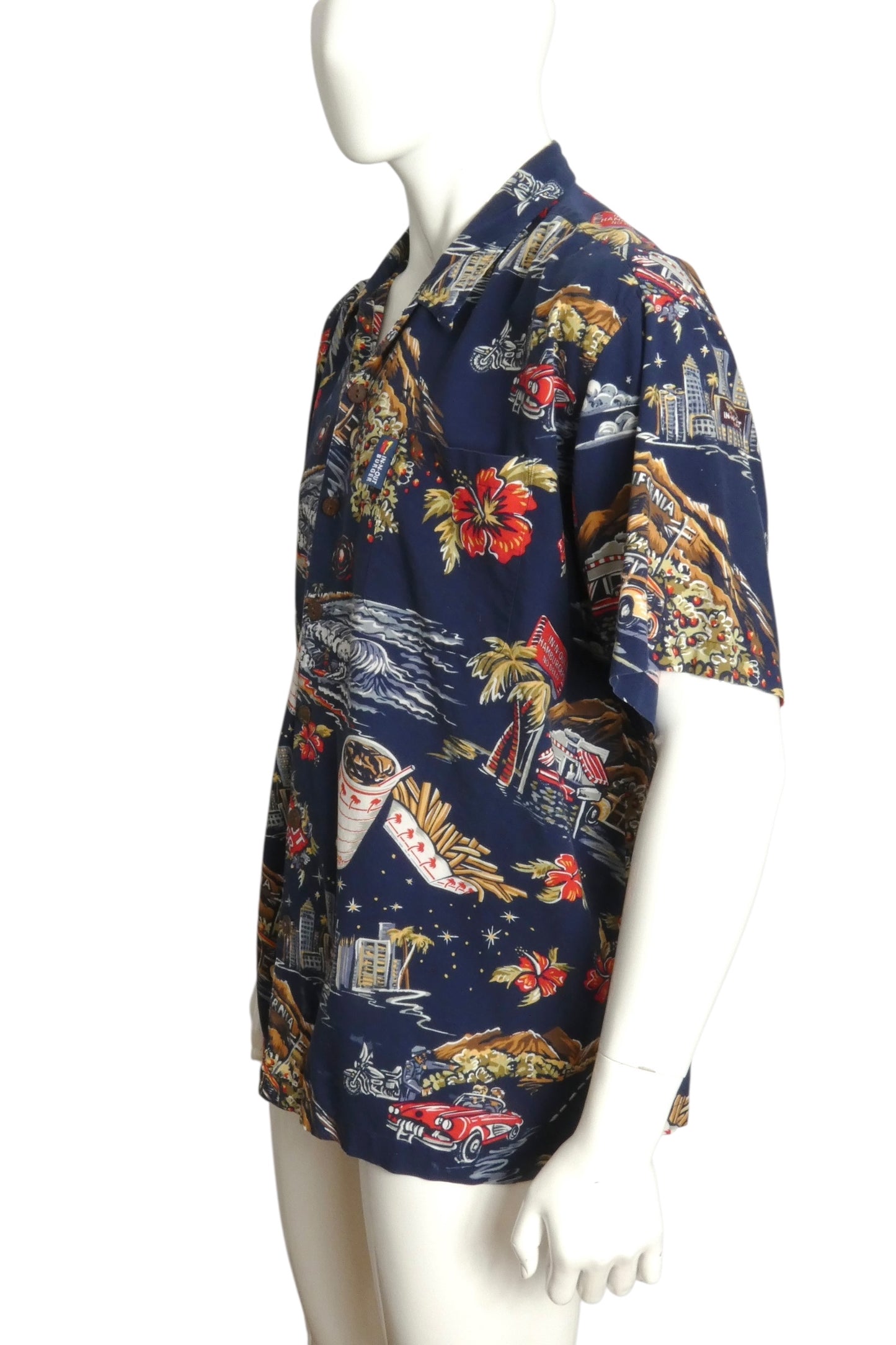 IN-N-OUT Graphic Print S/S Shirt, Size 2XL