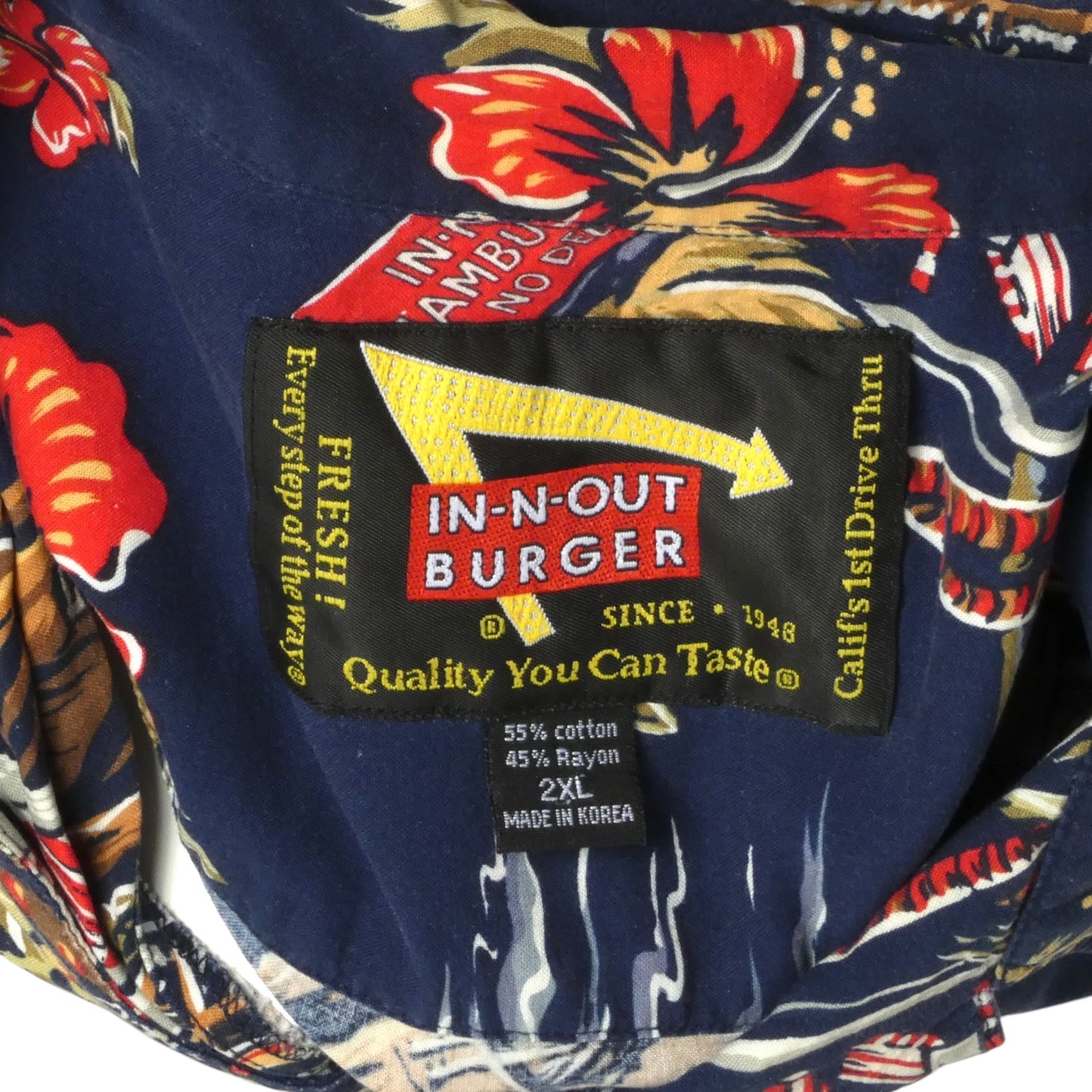 IN-N-OUT Graphic Print S/S Shirt, Size 2XL