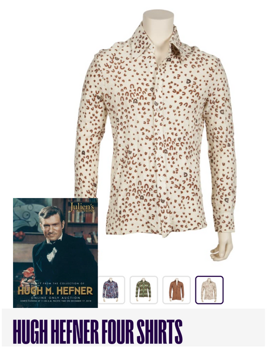 1970s Hugh Hefner Owned Knit Shirt, Size Medium