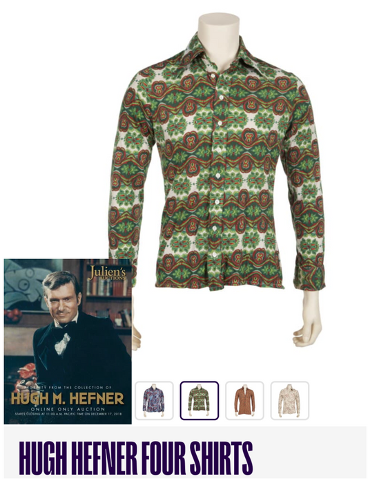 1970s Hugh Hefner Owned Knit Shirt, Size Medium