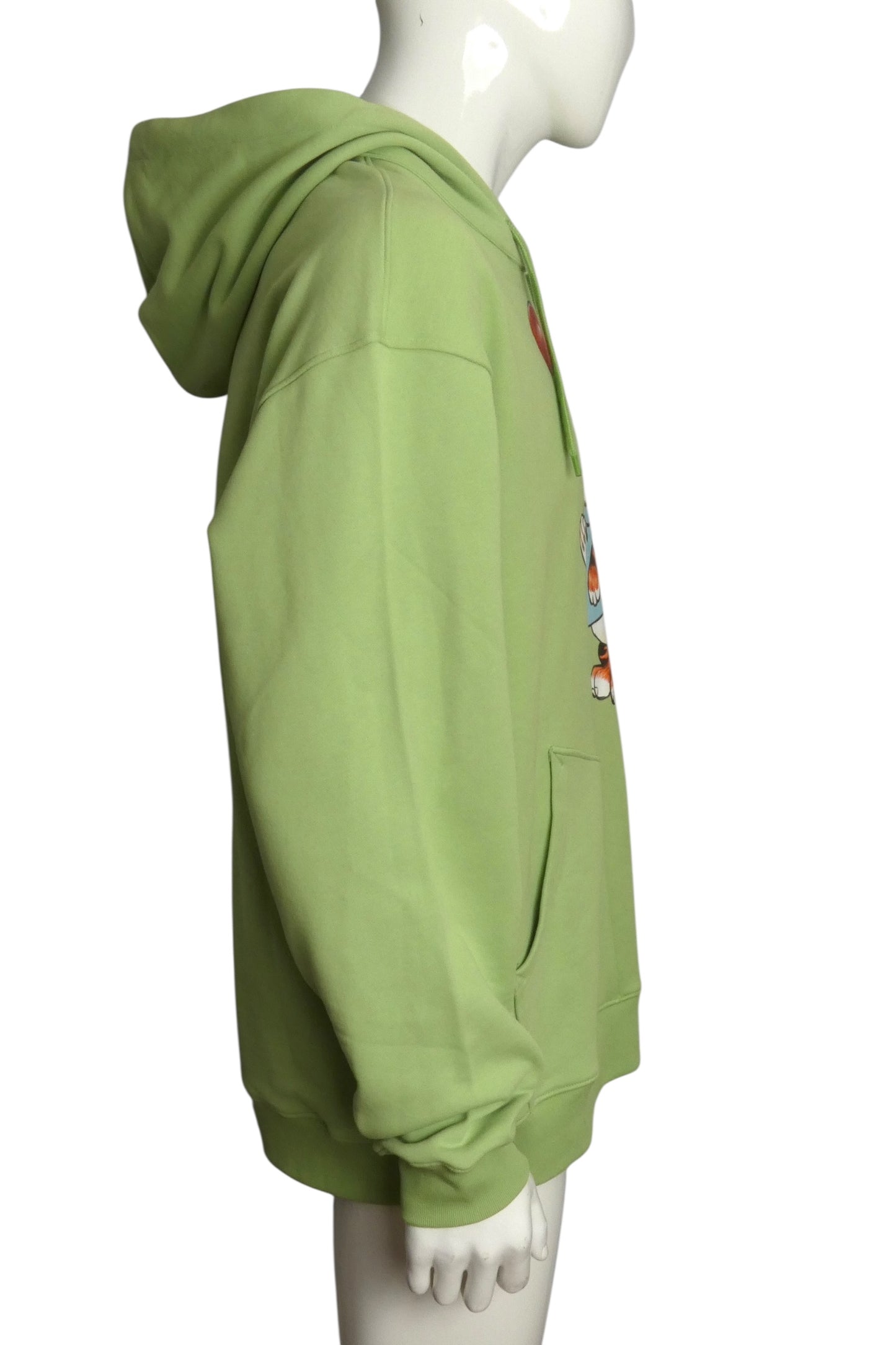 MOSCHINO COUTURE- NWT 2022 Baby Tiger Screen Print Hoodie, Size Large