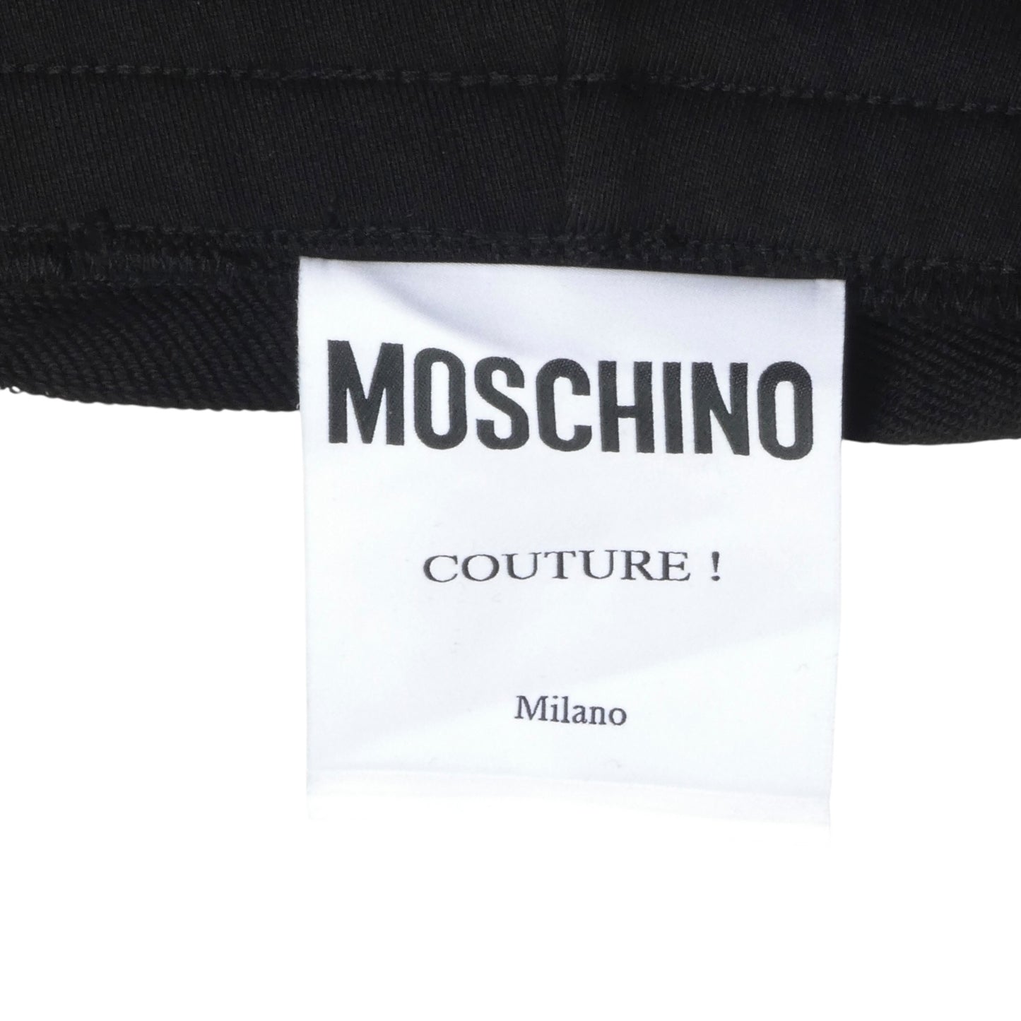 MOSCHINO COUTURE x PLAYBOY- 2019 Black "Gayboy" Cotton Joggers, Size Medium