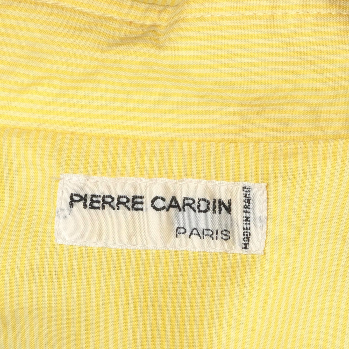 PIERRE CARDIN- 1990s Yellow Cotton Stripe Jacket, Size-Medium