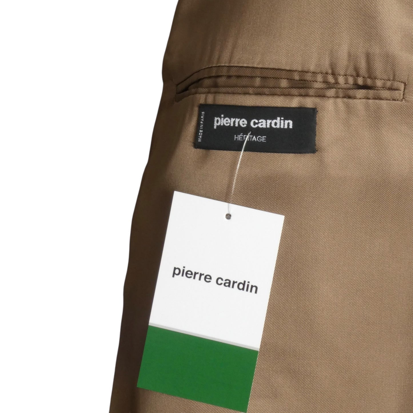 PIERRE CARDIN- 1978 Brown Wool Overcoat, Size Large