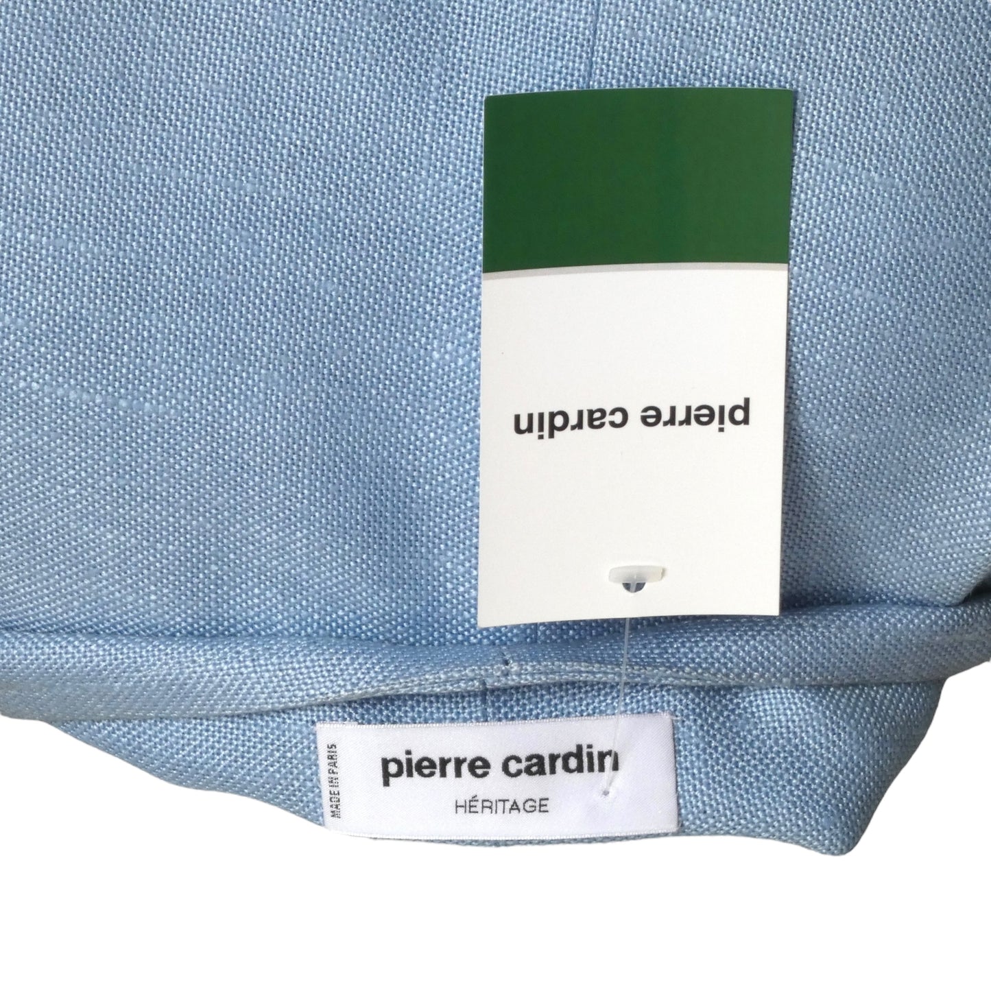 PIERRE CARDIN HAUTE COUTURE- 1980s Blue Rayon Vest, Size-Large