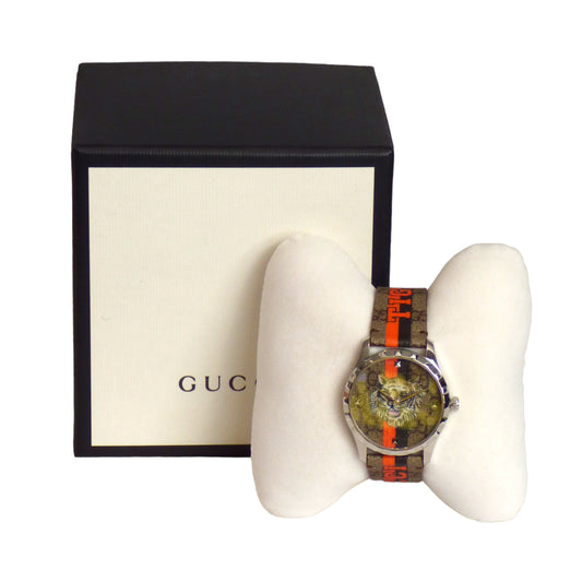 GUCCI- NIB Gucci G-Timeless Tiger Watch