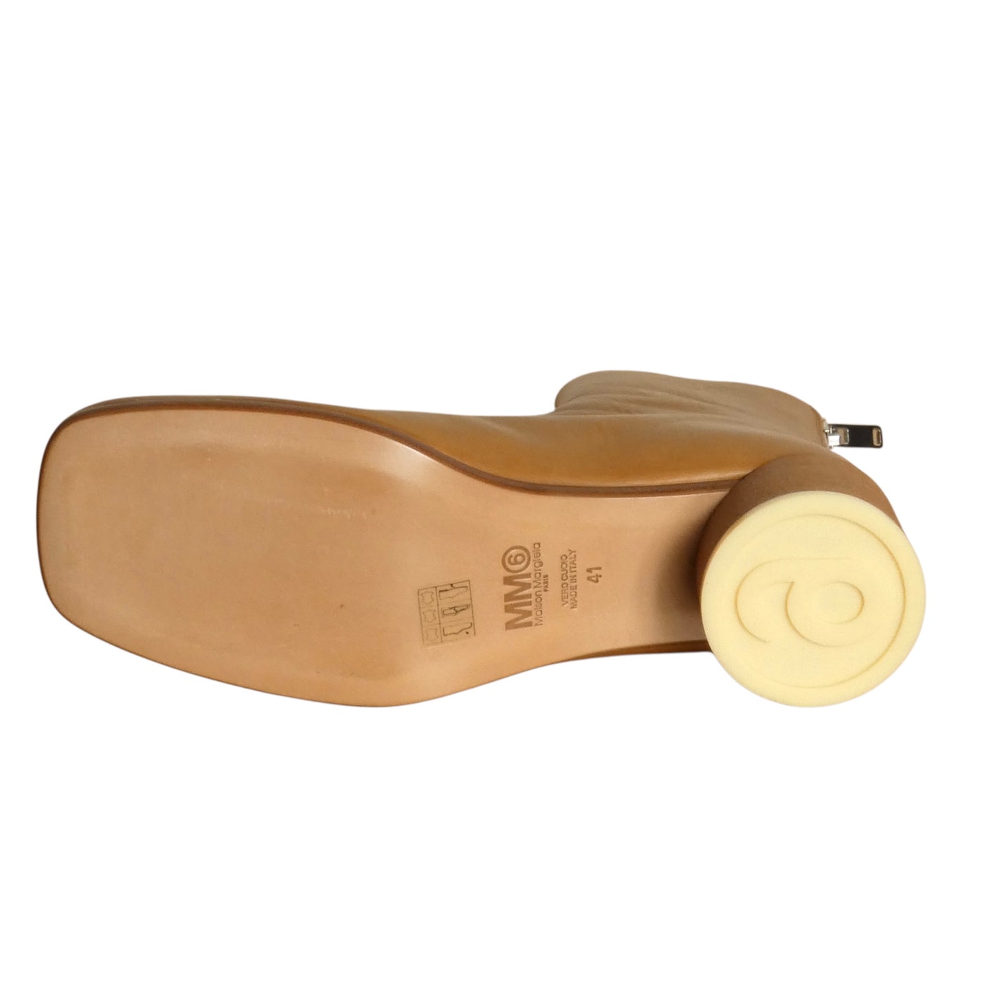 MM6 MAISON MARGILLA-NWT Anatomic Leather Ankle Boots, Size-41