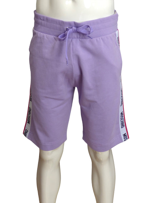 MOSCHINO UNDERWEAR- NWT Lilac Cotton Shorts, Size Small