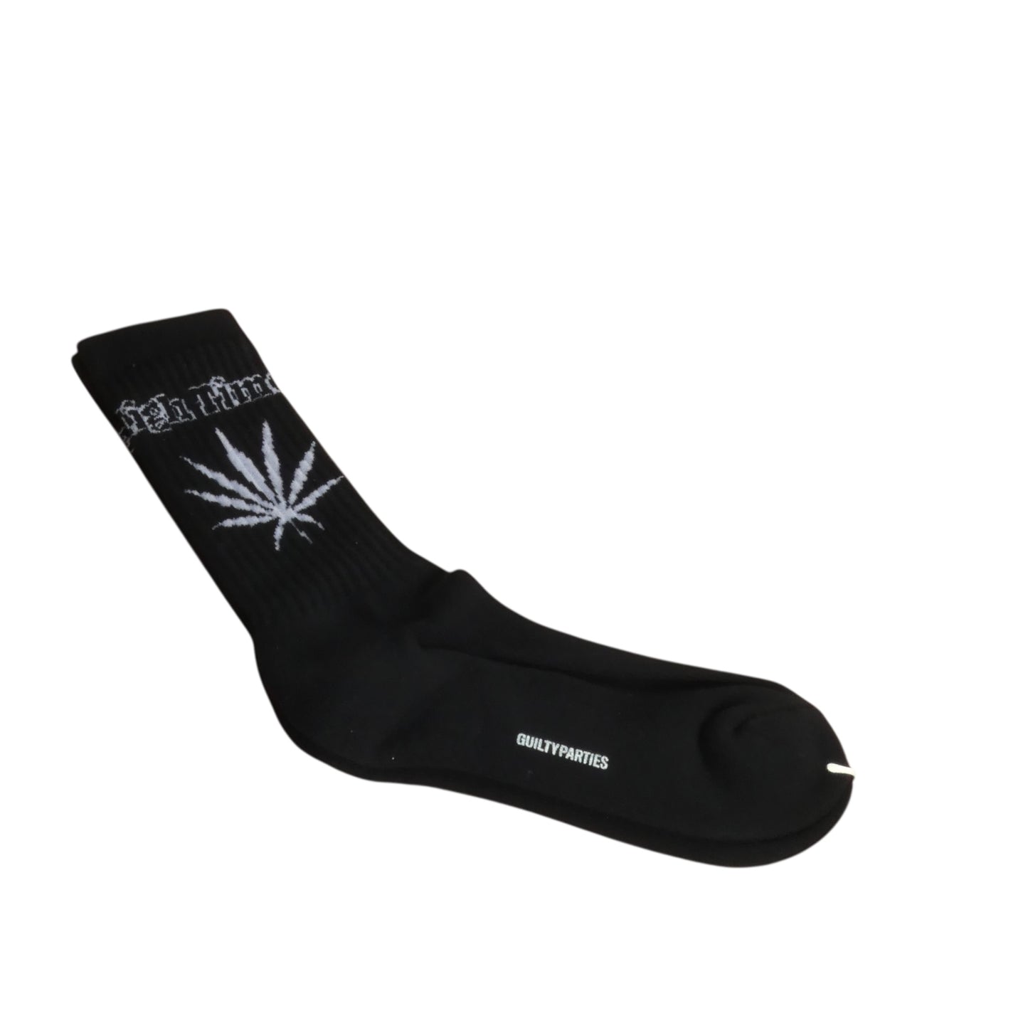 WACKO MARIA X HIGH TIMES - NWT Black Skater Crew Sock