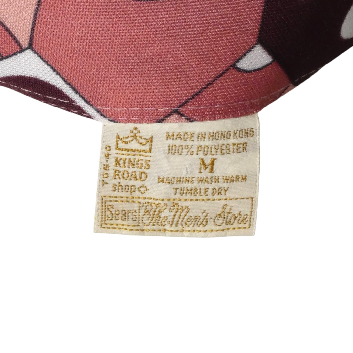 1970s Multi Color Disco L/S Shirt, Size Medium