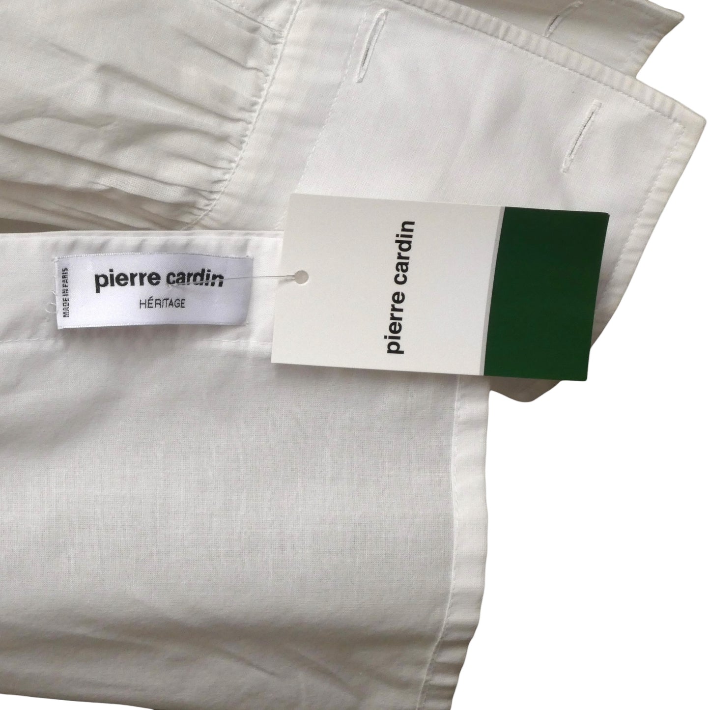 1994 White Plisse Shirt, Size Large