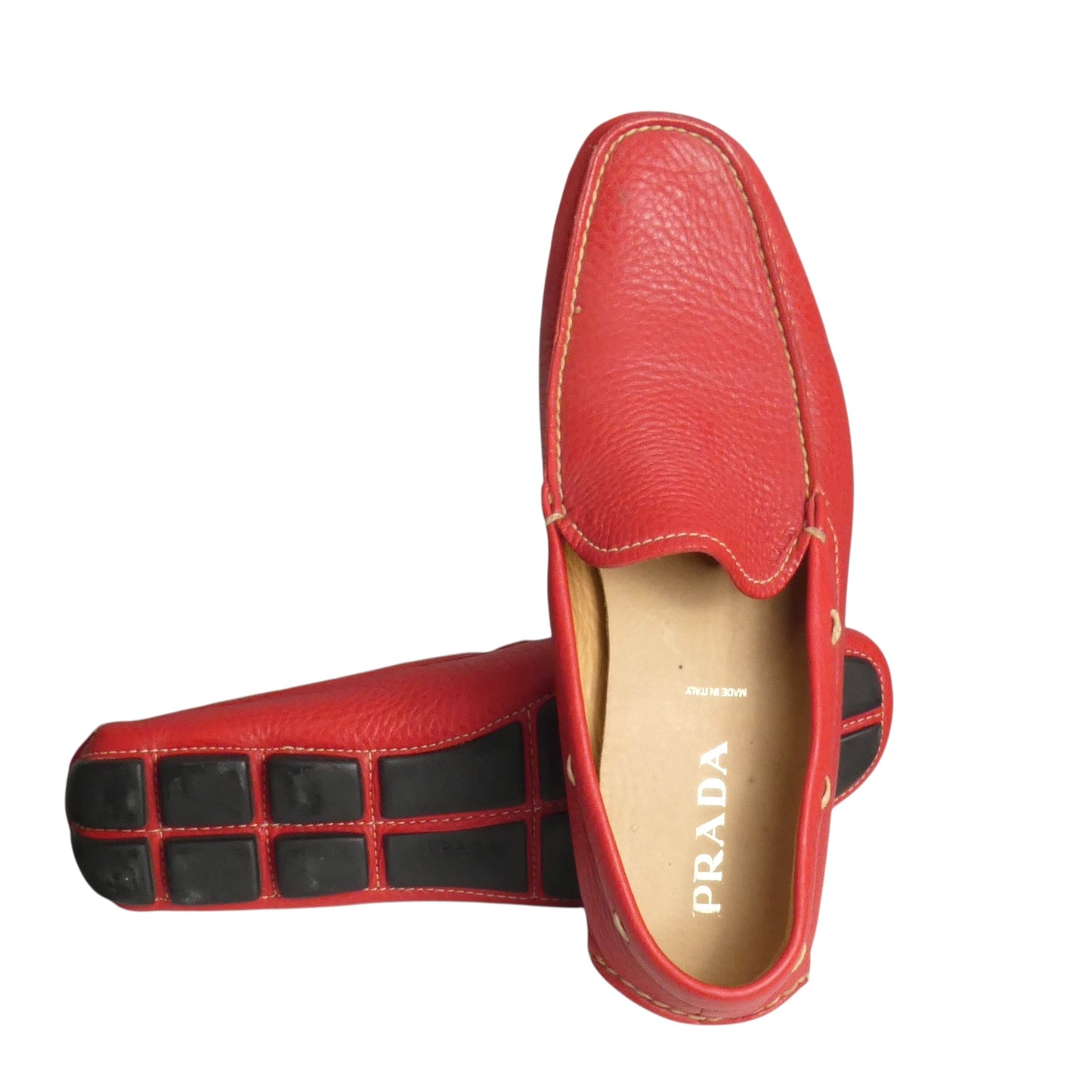 Leather Driving Moccasins, Size 10 1/2