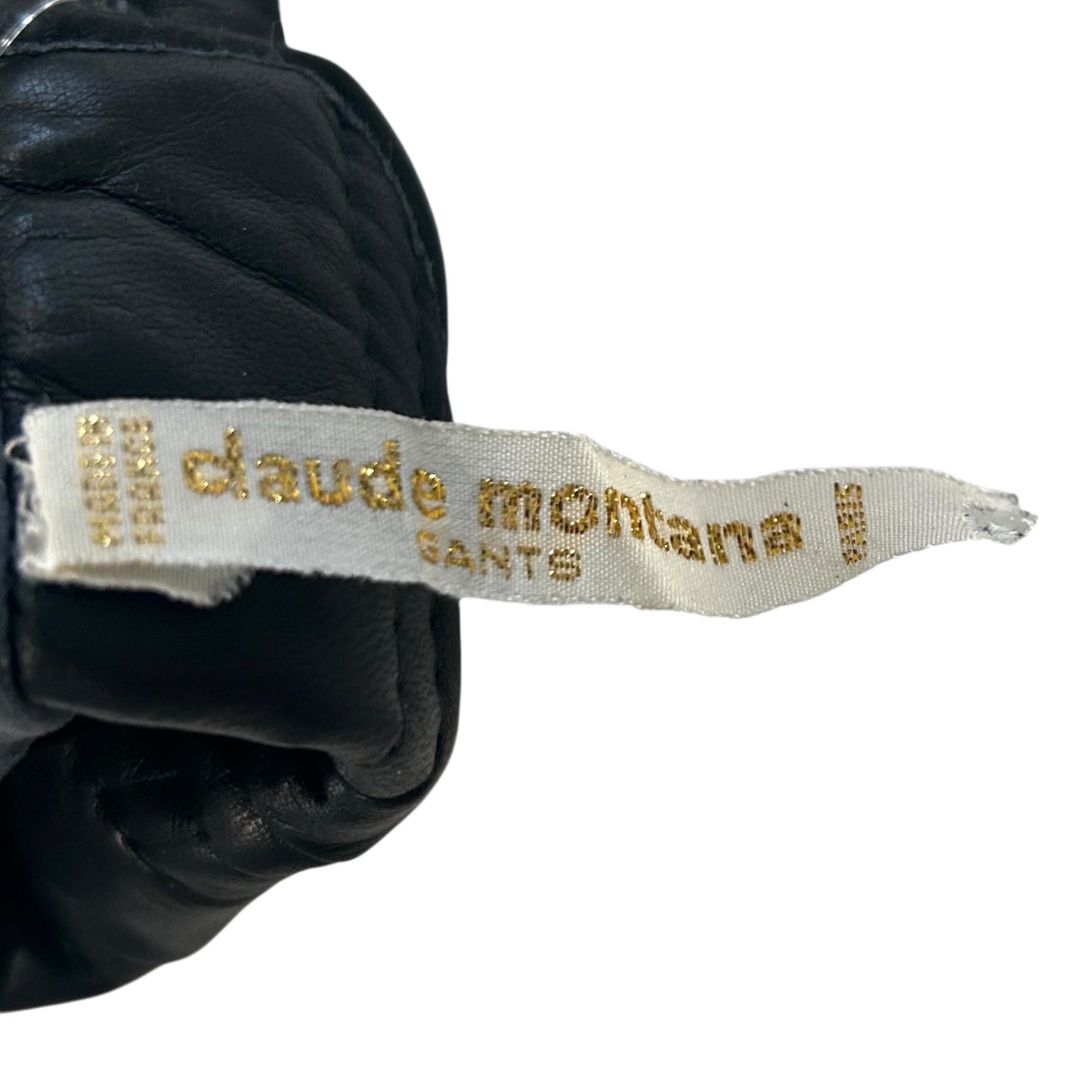 1990s Quilted Leather Gloves, Size 9