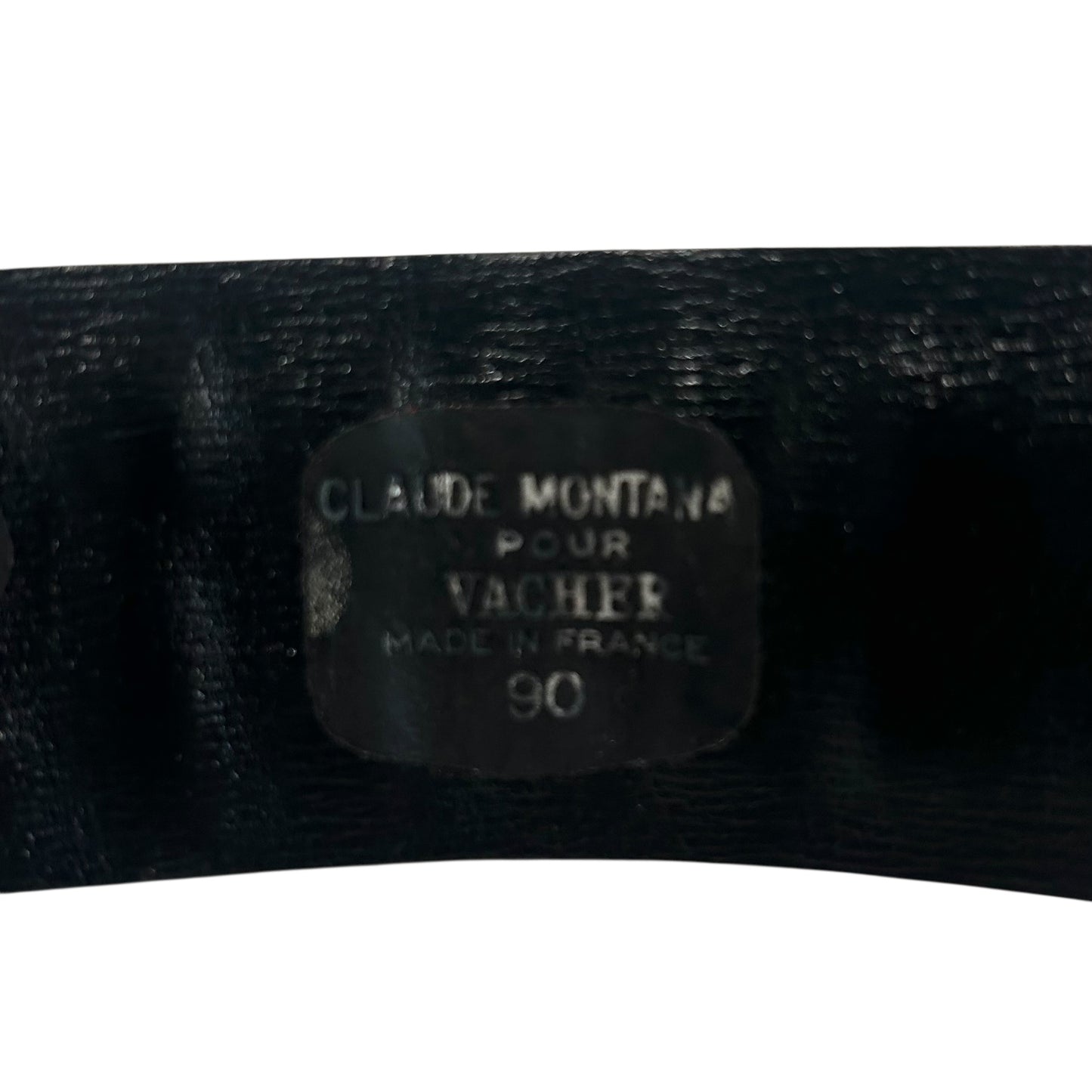 1990s Suede Loop Belt, Waist 35"
