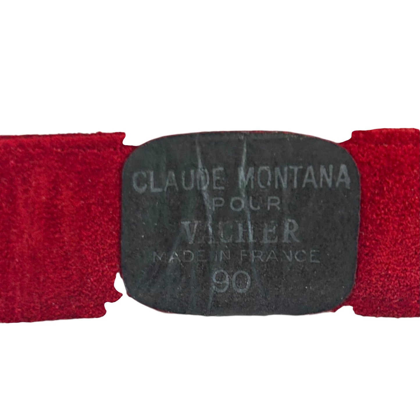 1990s Suede Double Wrap Belt, 90cm