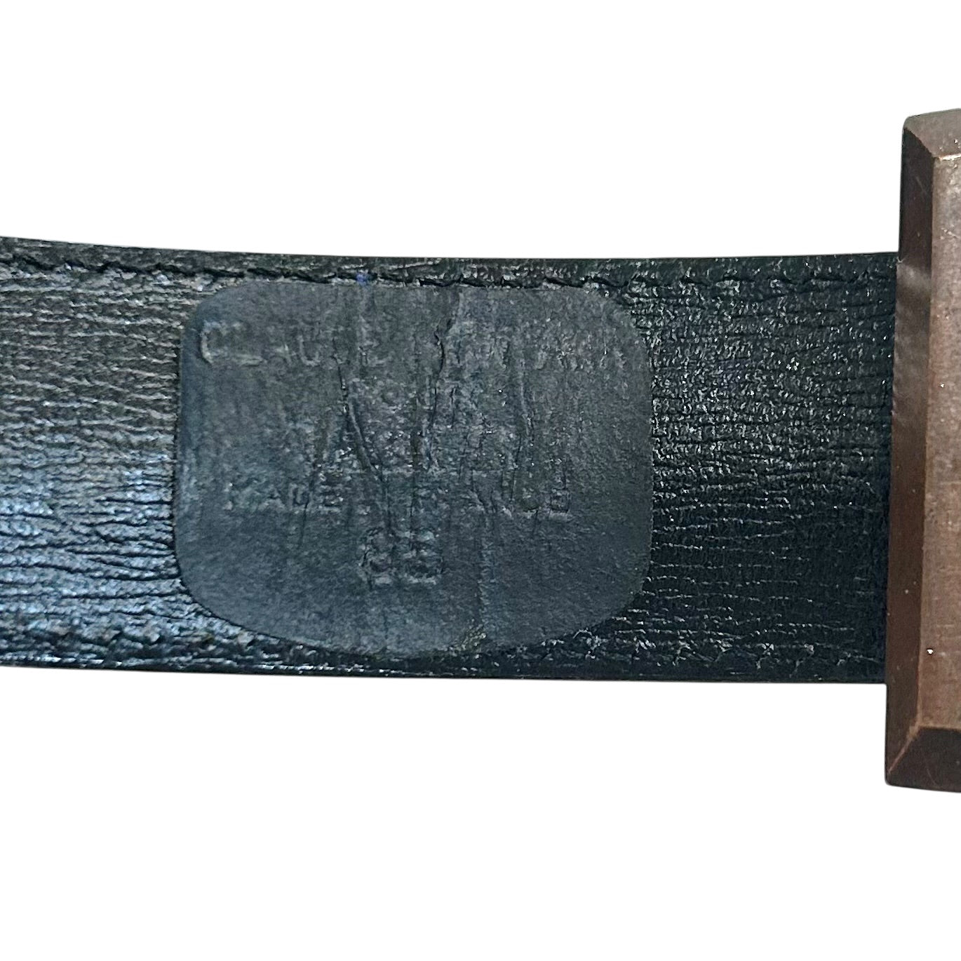 1990s Suede & Copper Belt, Waist 33"