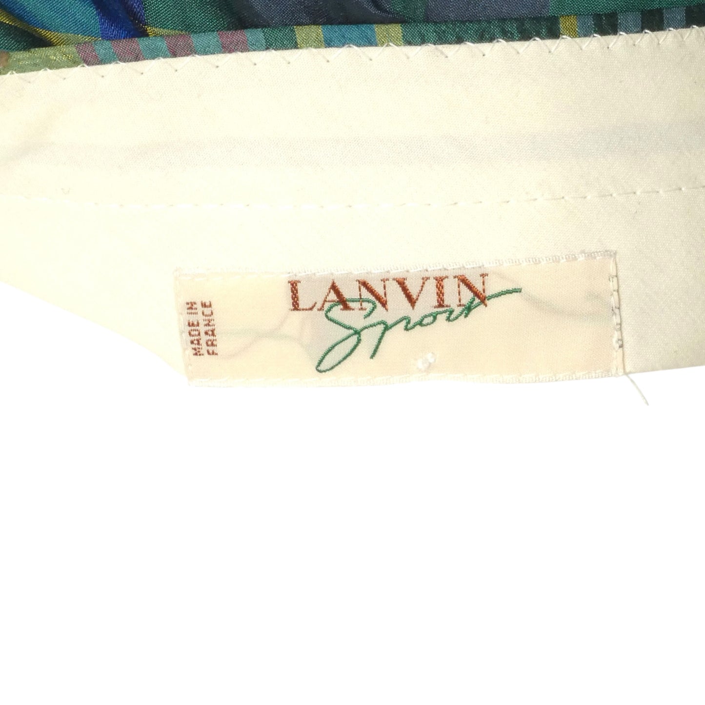 1980s Plaid Pants & Cummerbund, W-32"