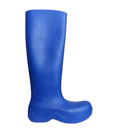 BOTTEGA VENETA-NWT 2021 Blue Rubber Puddle Boots,  Size-12