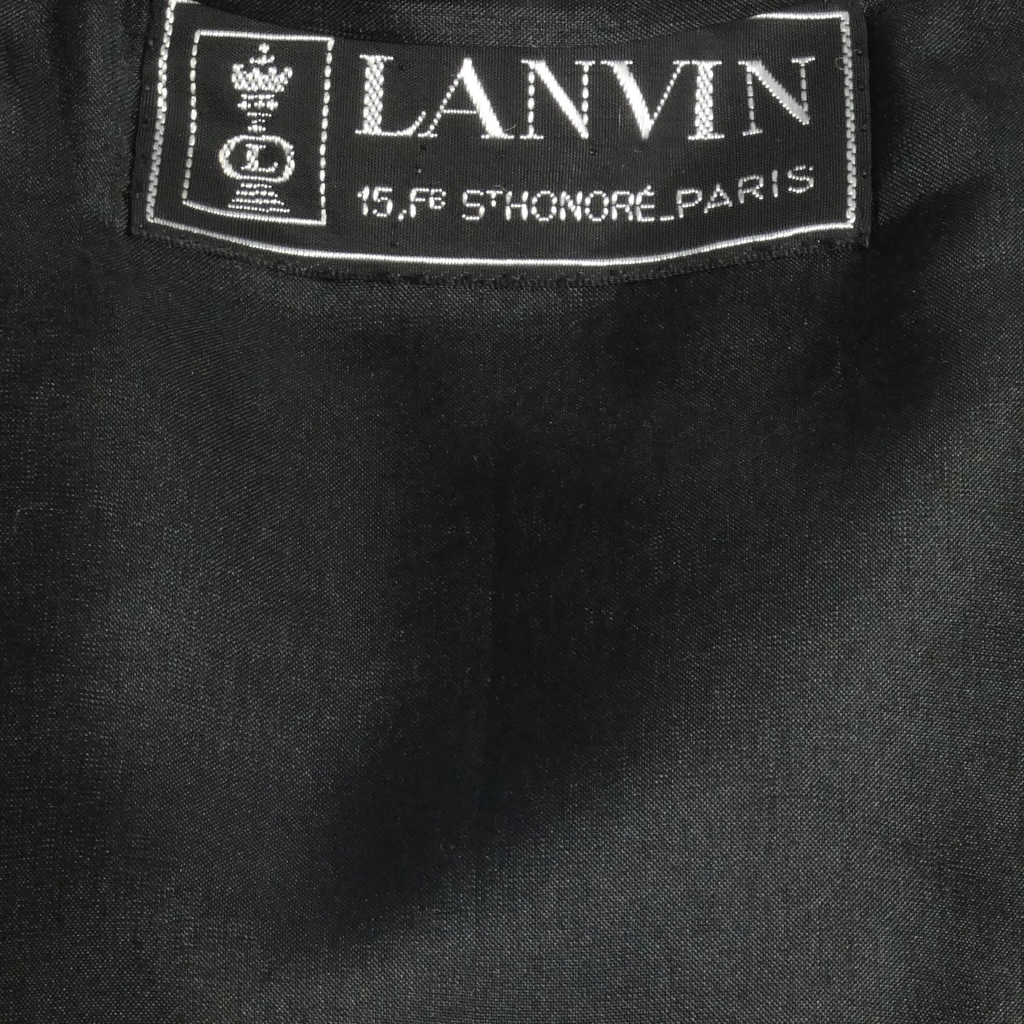 1980s Black & Grey Velvet Smoking Jacket, Size-Large