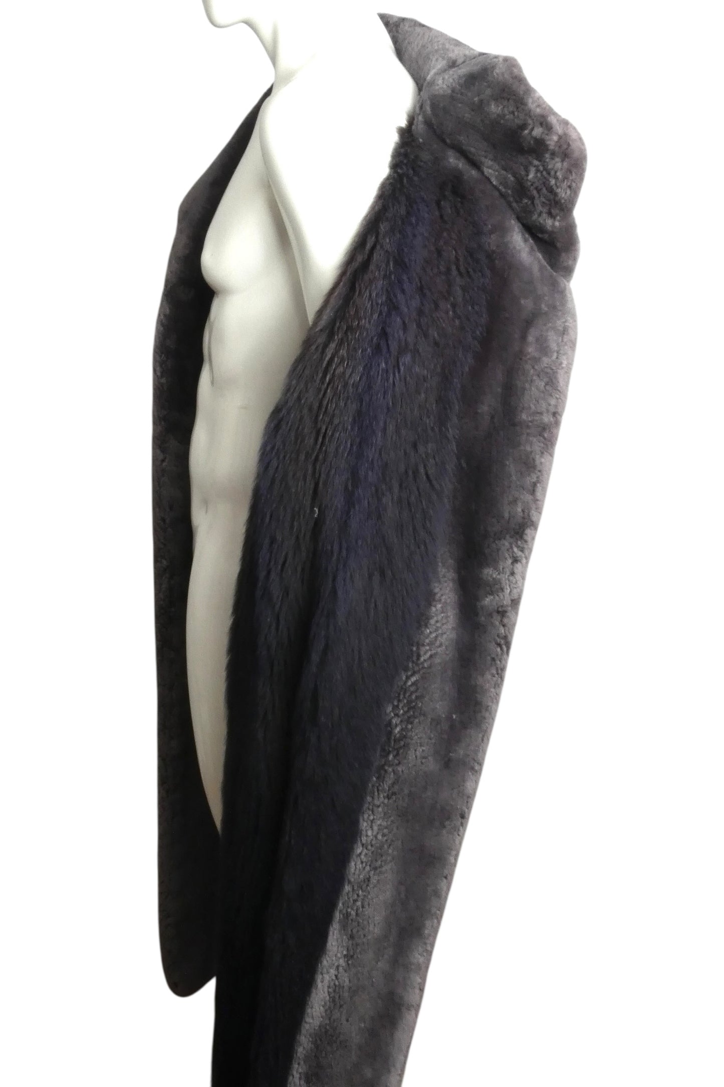 Brocade & Mink Coat, Size XL
