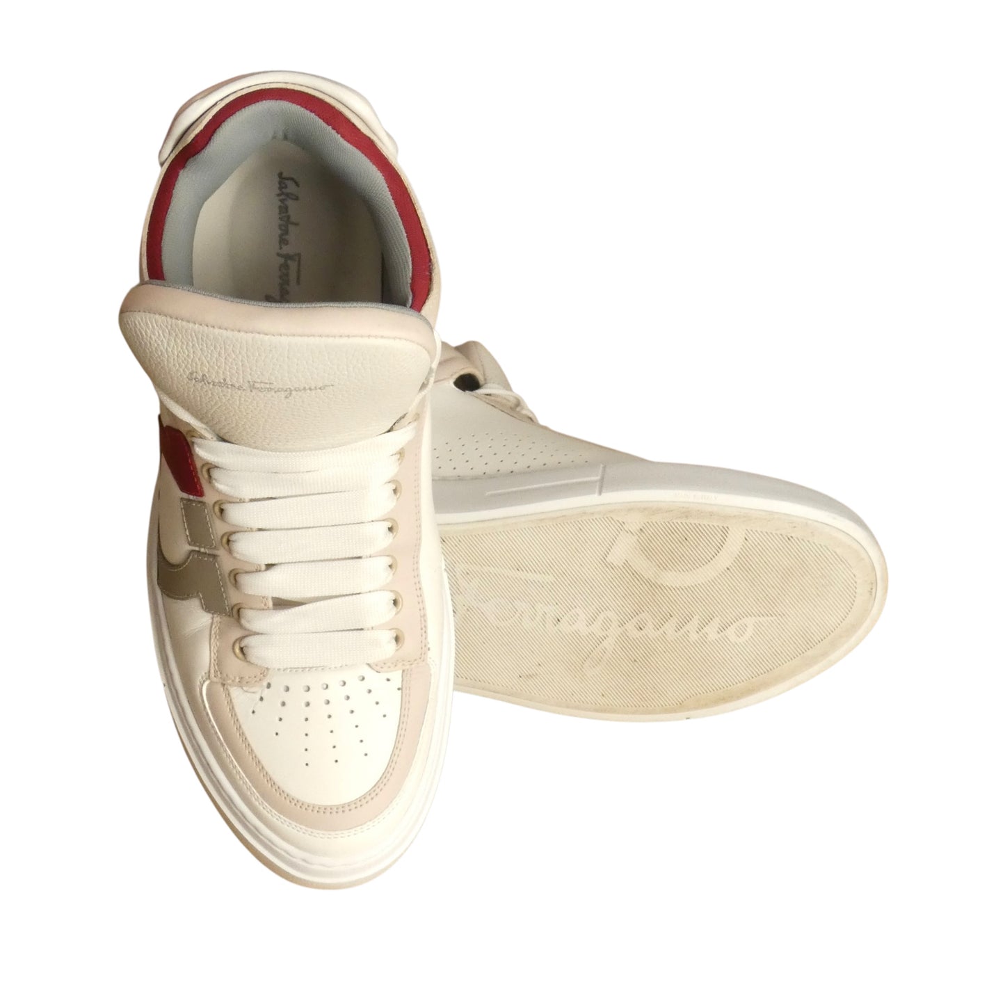 "Marvelous" Leather/Suede High Tops, Size 10.5