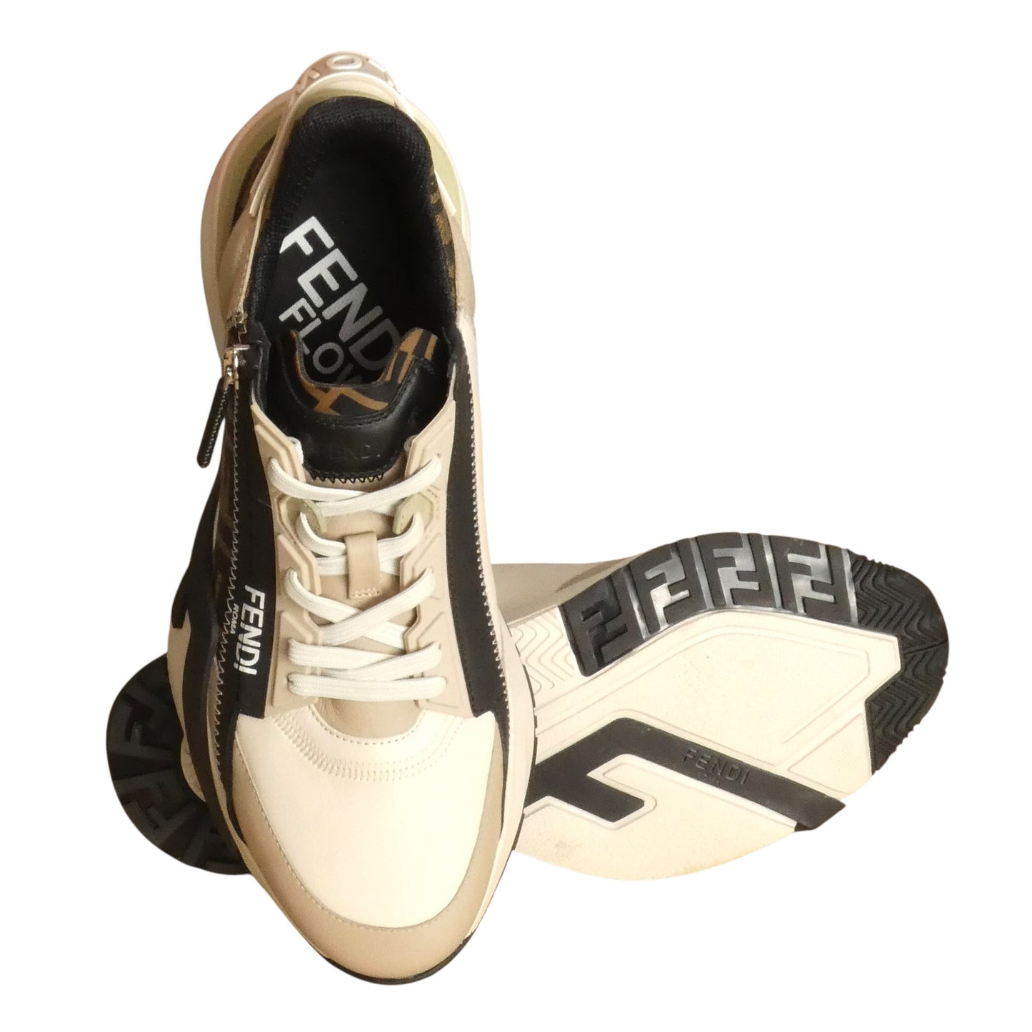 Monogram Flow Sneakers, Size 10