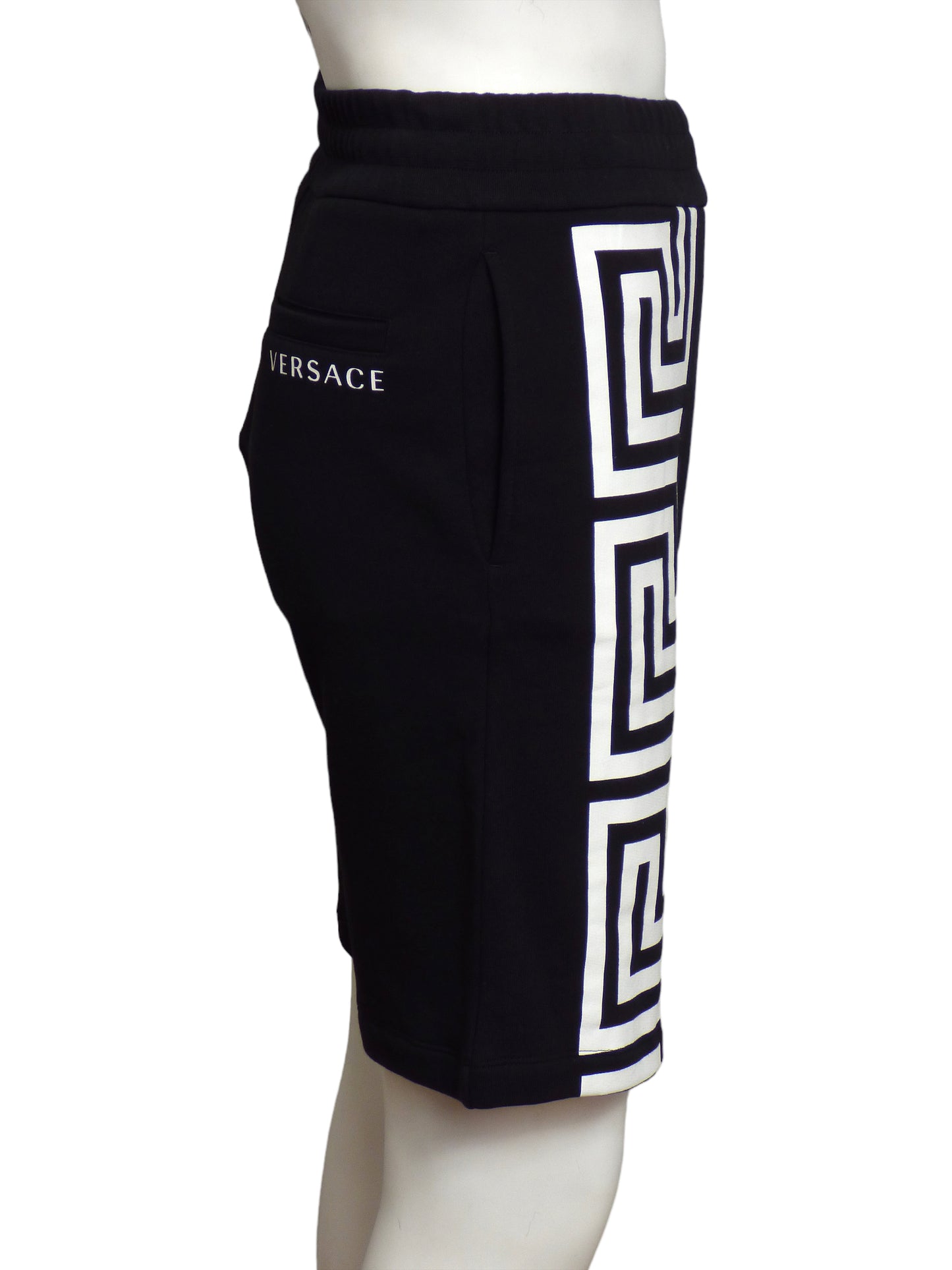 VERSACE- NWT 2023 Logo Print Sweat Shorts, Size XSmall
