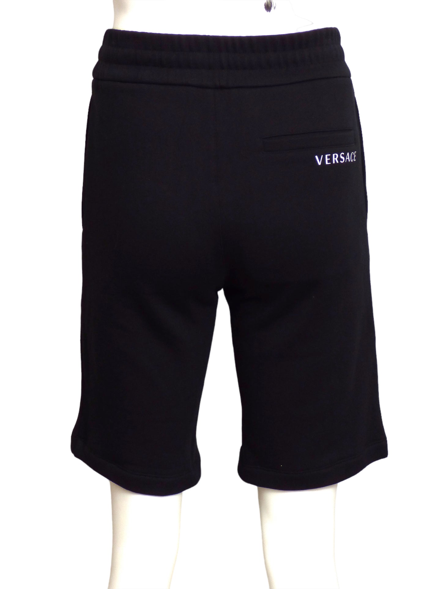 VERSACE- NWT 2023 Logo Print Sweat Shorts, Size XSmall