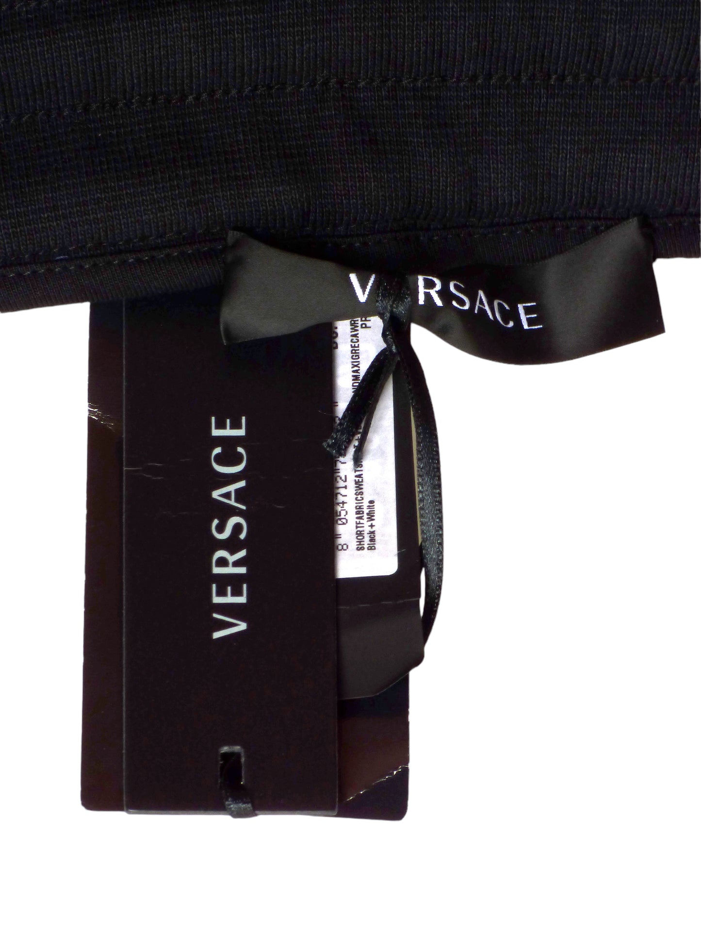 VERSACE- NWT 2023 Logo Print Sweat Shorts, Size XSmall