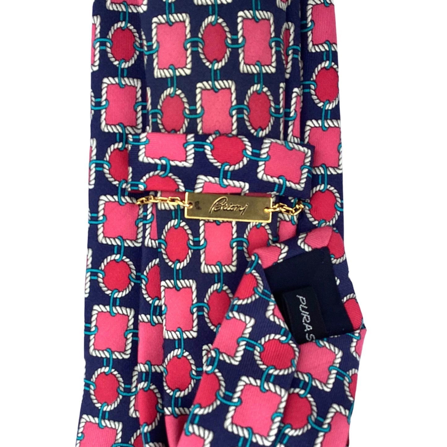 Geo Print Silk Tie