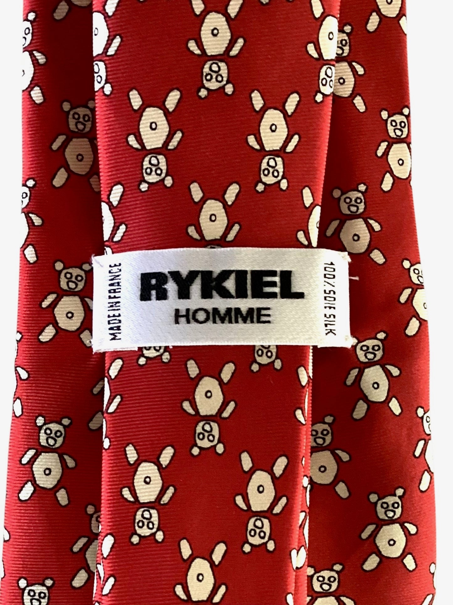Teddy Bear Silk Tie