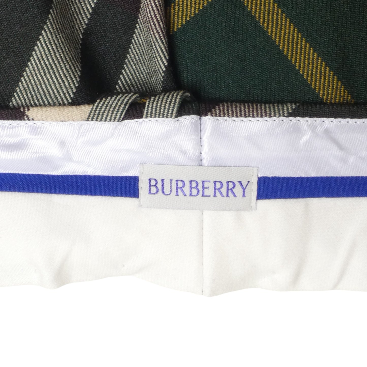 BURBERRY- NWT 2024 Green Wool Plaid Trousers, Waist-36