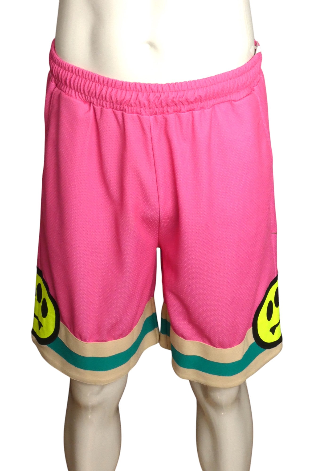 BARROW- NWT Pink Graphic Print Gym Shorts, Size Medium